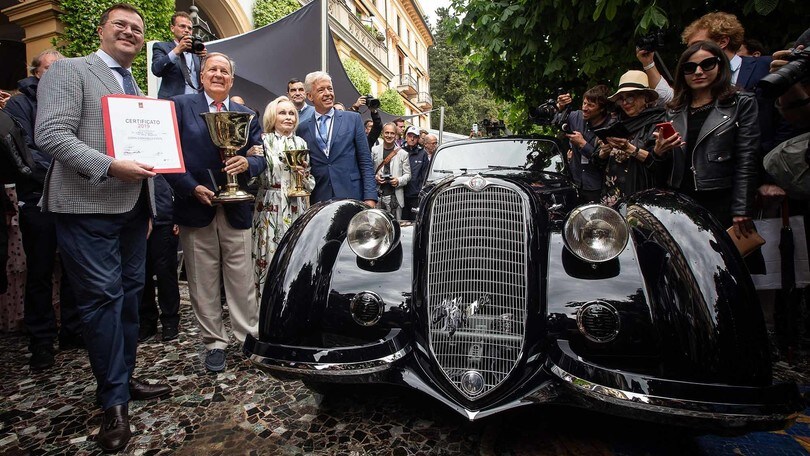 Alfa Romeo 8C 2900B a Villa d'Este: FOTO