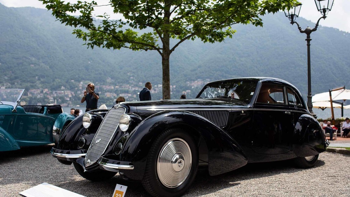 L'Alfa Romeo 8C 2900 B regina di bellezza al Concorso di Villa d’Este