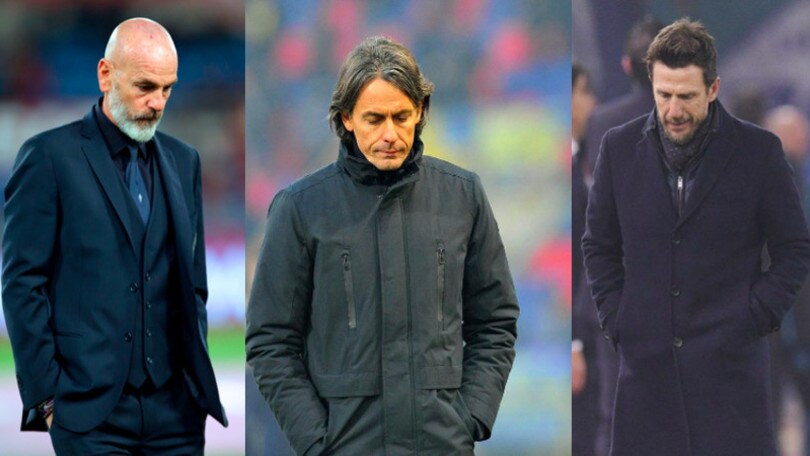 Serie A, campionato precario per gli allenatori: 12 cambi in panchina