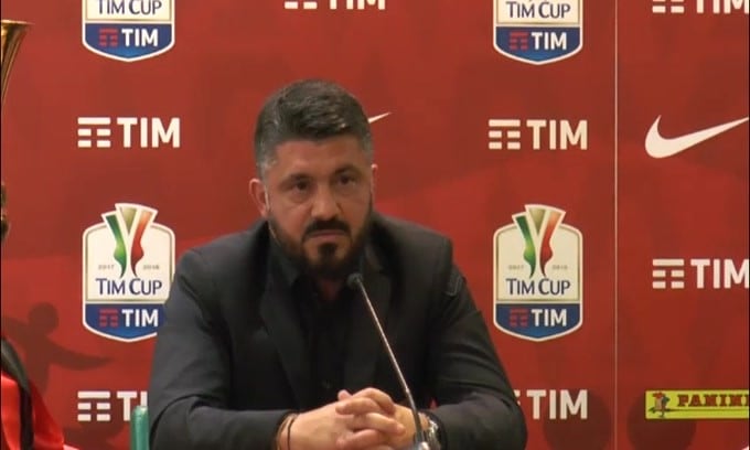 Gattuso lascia il Milan