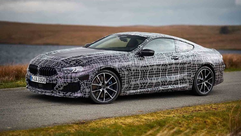 BMW Serie 8: le immagini dei muletti