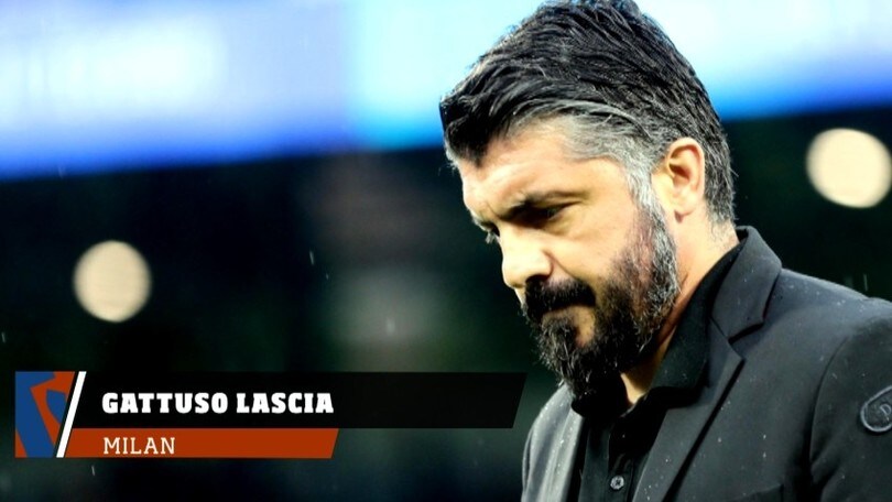 Milan, Gattuso annuncia l'addio