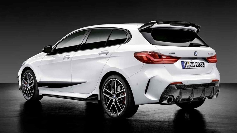 BMW Serie 1, accessori M Performance Parts per la personalizzazione