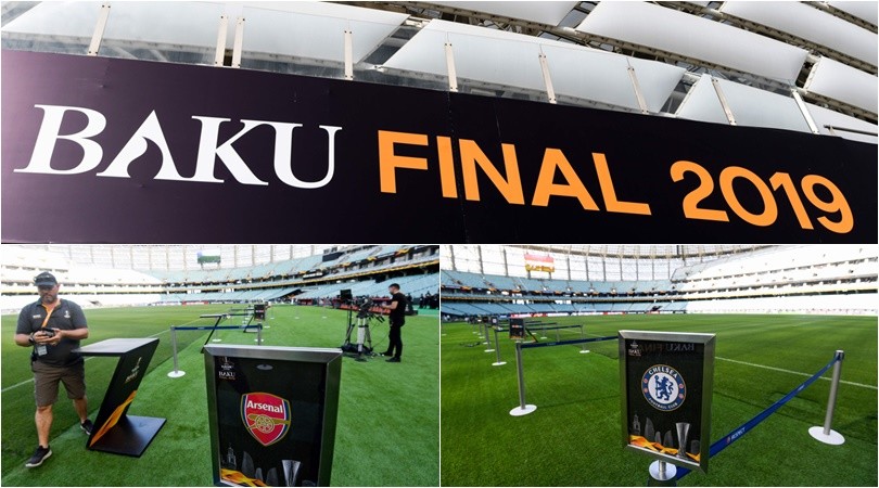 Europa League, a Baku è già iniziata Chelsea-Arsenal