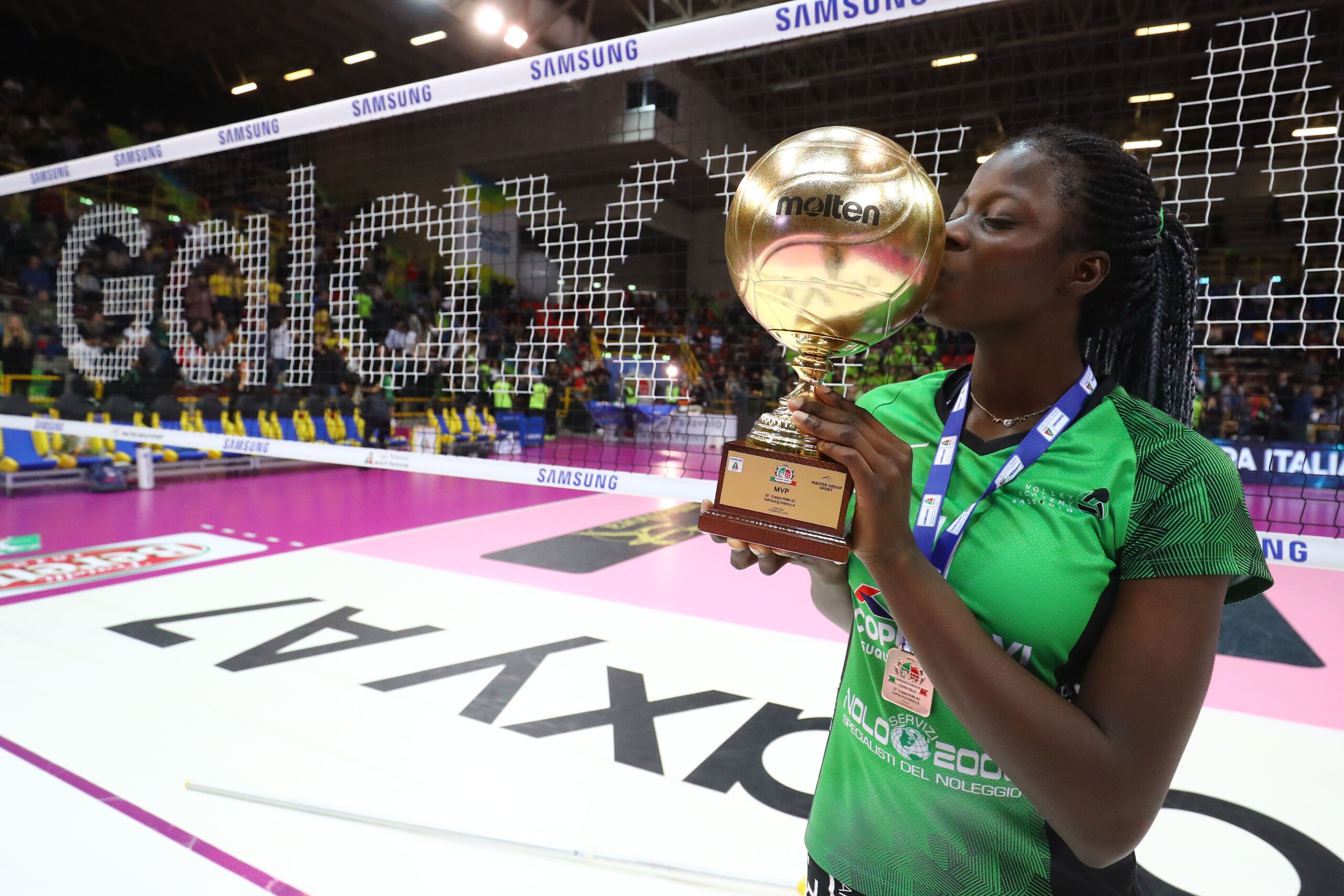 Josephine Obossa è una giocatrice della Saugella Monza