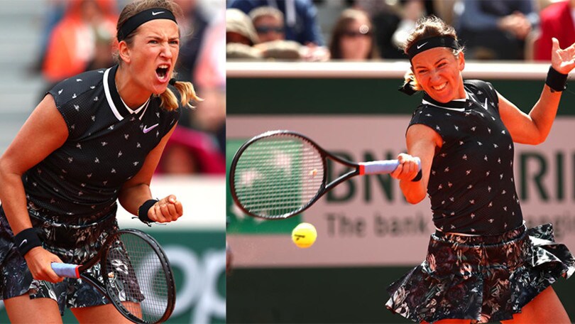 Azarenka, look rock al Roland Garros!