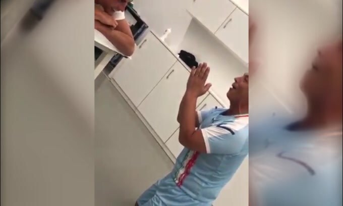 Paolo Belli in adorazione da CR7