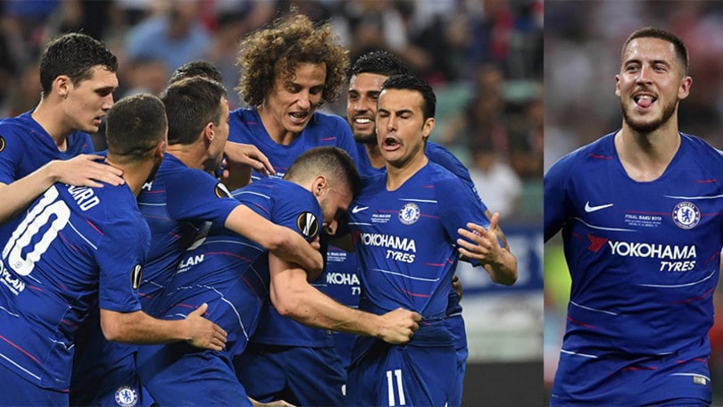 Chelsea show a Baku: Arsenal annichilito. Hazard da urlo!