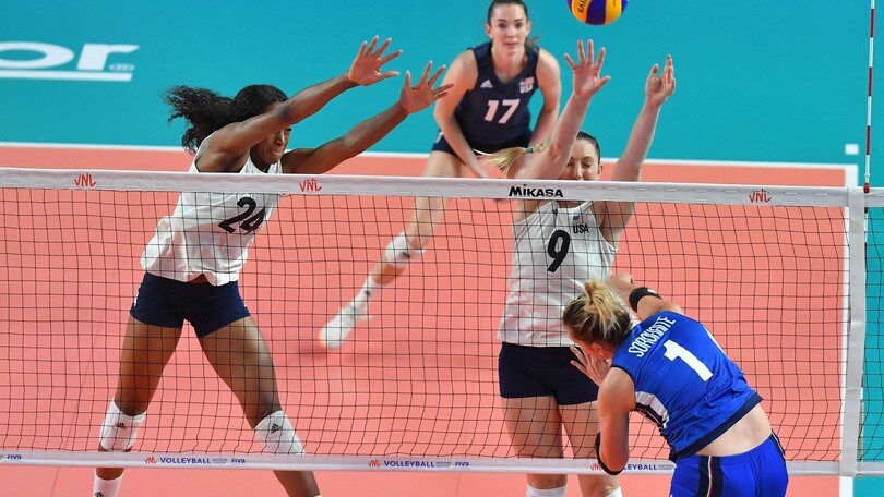 L'Italia femminile cede agli Usa al tie break