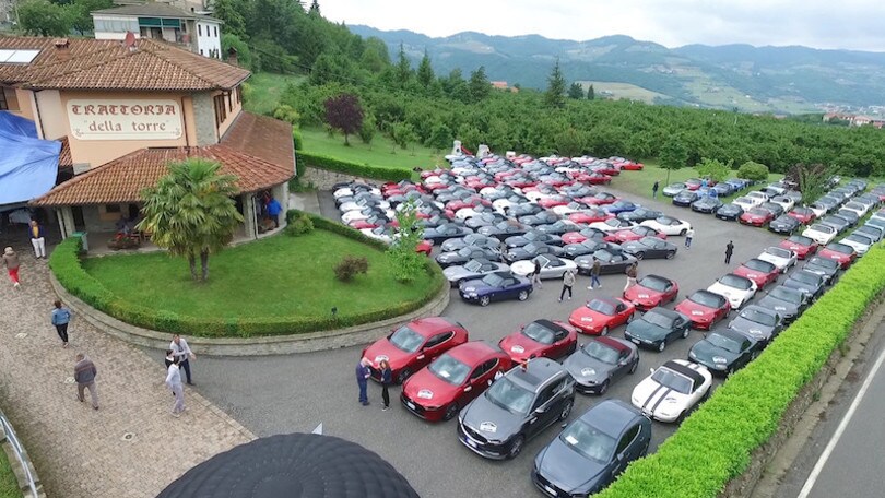 Mazda MX-5 all'Andar per Langhe fa 30 anni