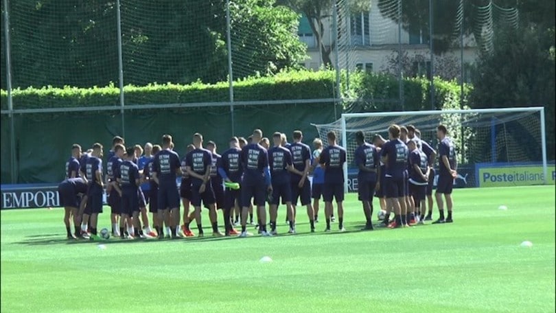 Italia, allenamento a Coverciano