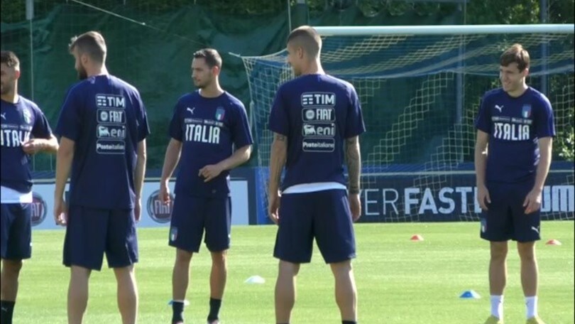 Italia, allenamenti con il buon umore per gli azzurri