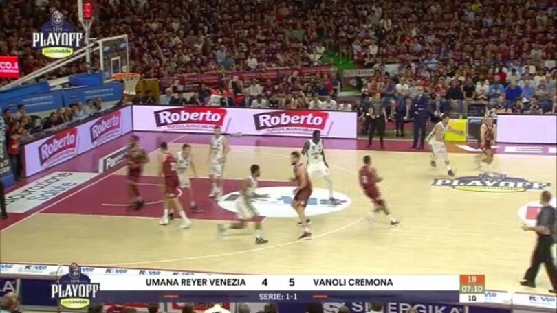 Umana Reyer Venezia - Vanoli Cremona 73-75