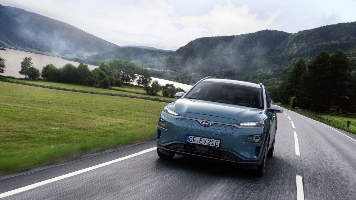 Hyundai Kona EV, la prova su strada