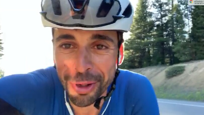 Omar Di Felice in seconda posizione nella Transamerica Usa