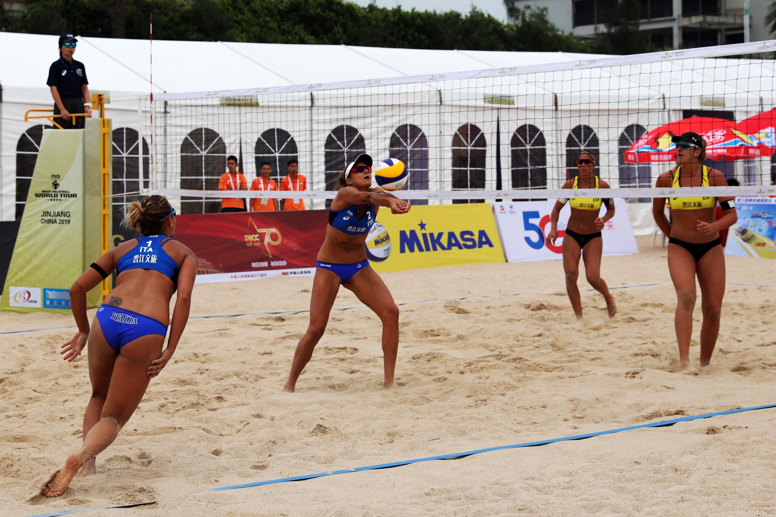 Il beach volley fa tappa a Baden e Nanchino