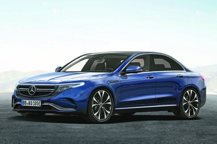 Mercedes EQE, ecco la stella che sfida Tesla