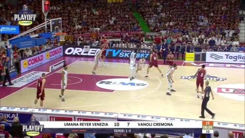 Umana Reyer Venezia - Vanoli Cremona 78-75