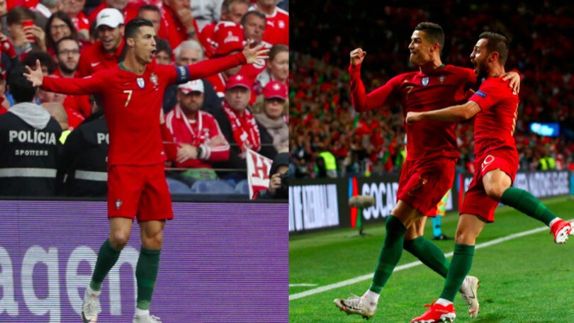 Cristiano Ronaldo, tripletta fantastica alla Svizzera