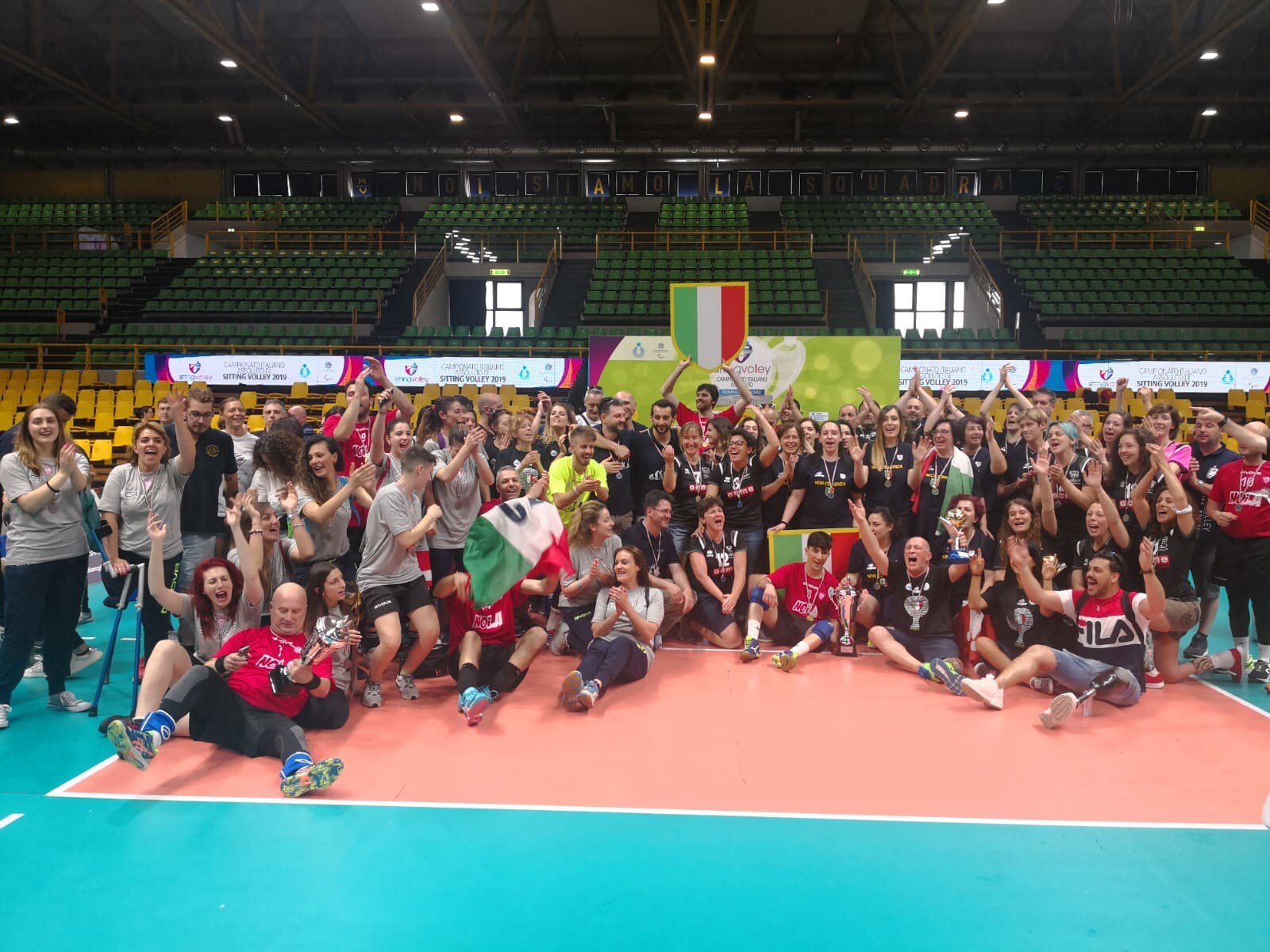 Gli scudetti del Sitting Volley a Nola e Pisa