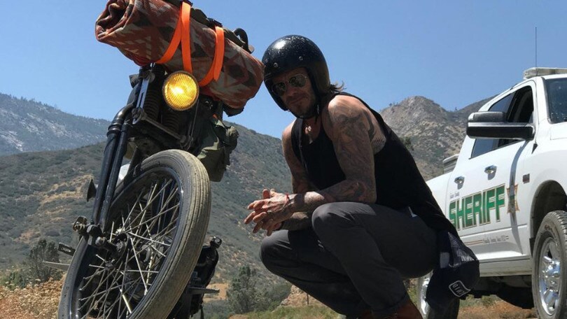 David Beckham passione moto, anche in uno spot - VIDEO