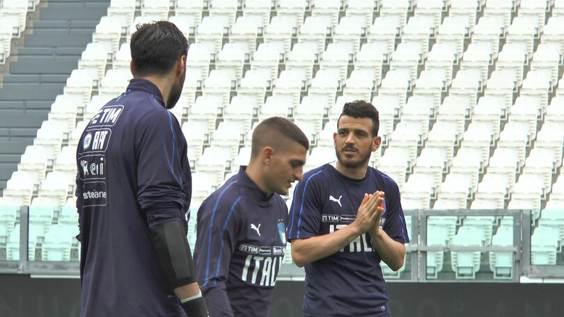 Nazionale, Mancini dirige l'allenamento allo Stadium