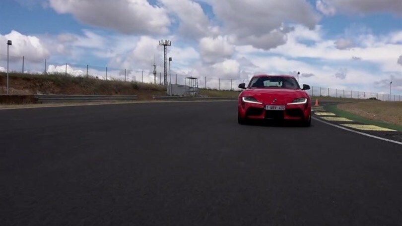 Jarno Trulli e la Toyota Supra: VIDEO