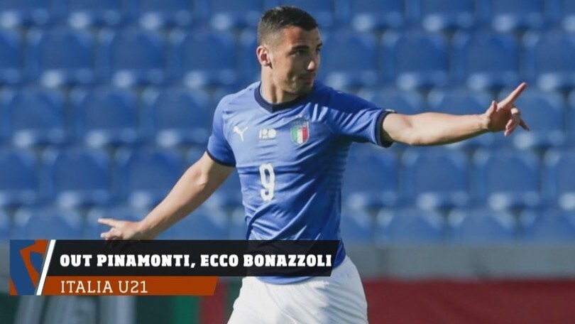 Italia Under 21, Bonazzoli al posto di Pinamonti