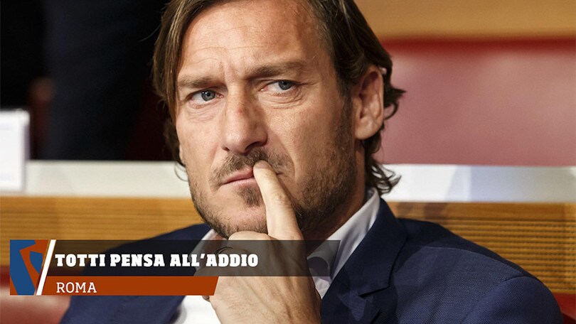 Roma, Totti pensa all'addio