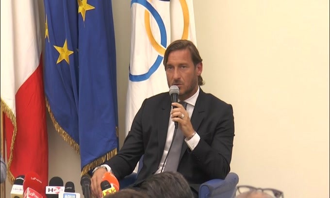 Totti: "Con Baldini nessun rapporto e mai ci sarà"