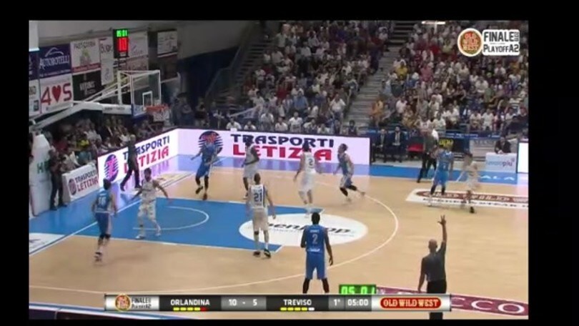 HL Gara 3 Finale Playoff A2 - Benfapp Capo d'Orlando vs De' Longhi Treviso