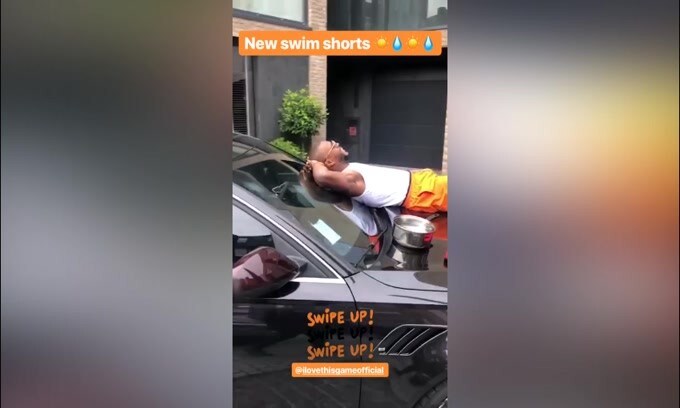 Evra sfida il caldo con un gavettone