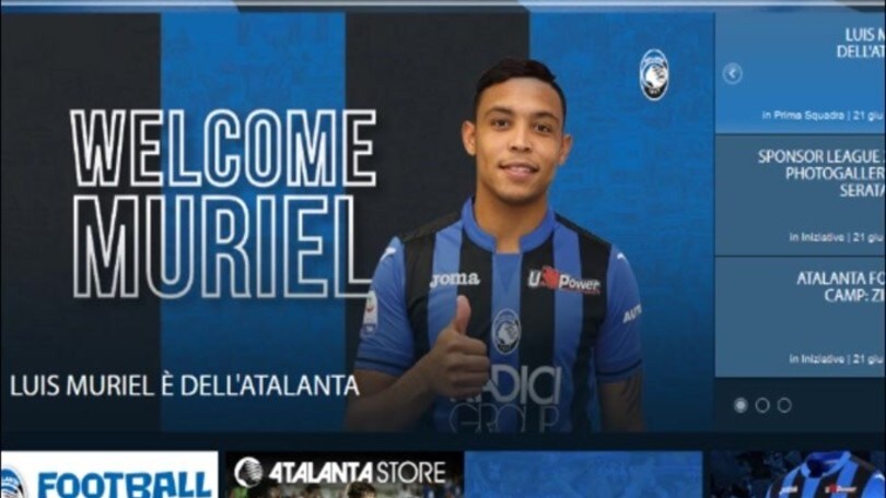 Mercato, Muriel è ufficialmente dell'Atalanta