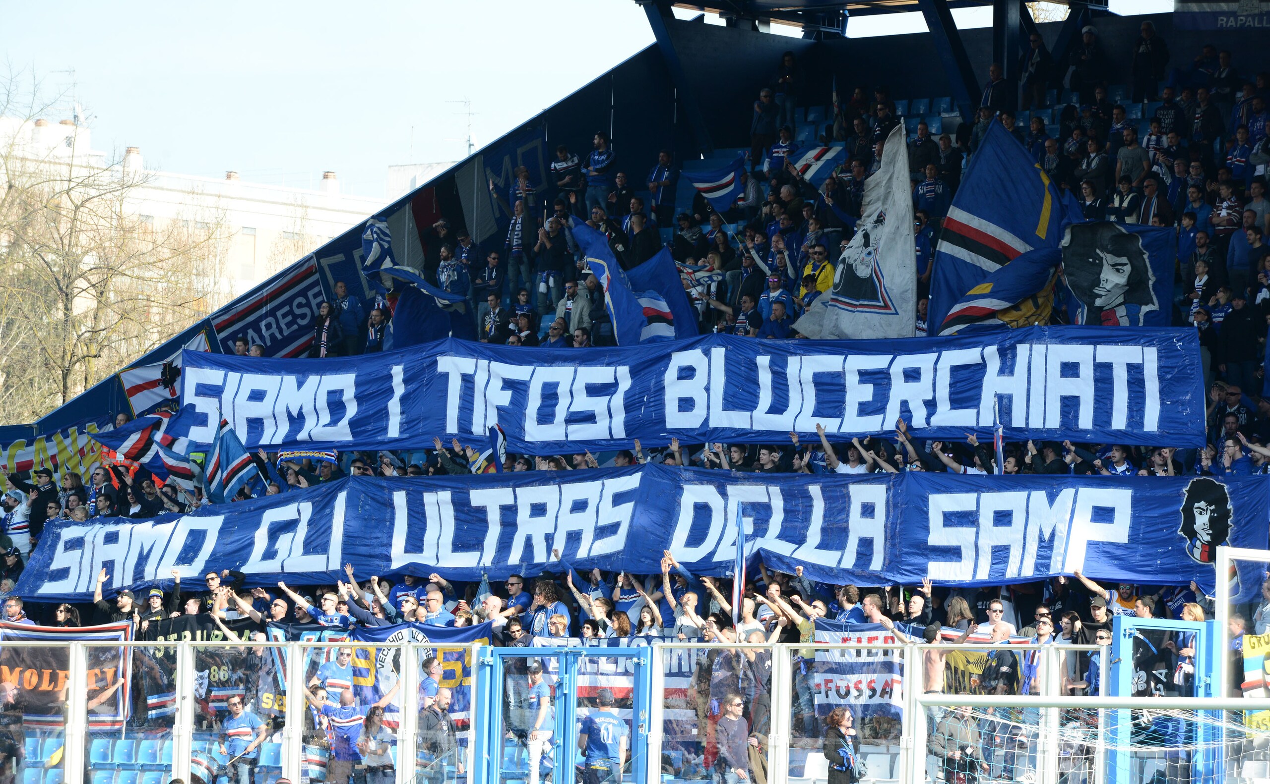 Samp: che festa per gli Ultras