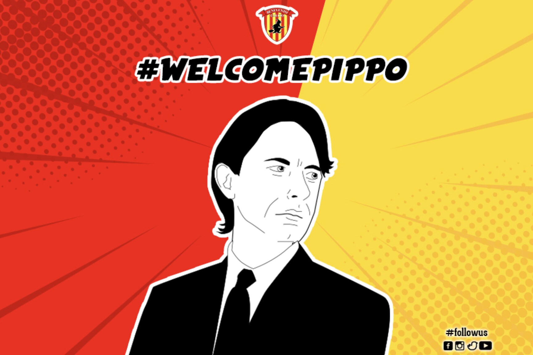 Ufficiale: Filippo Inzaghi allenatore del Benevento. Firma fino al 2020