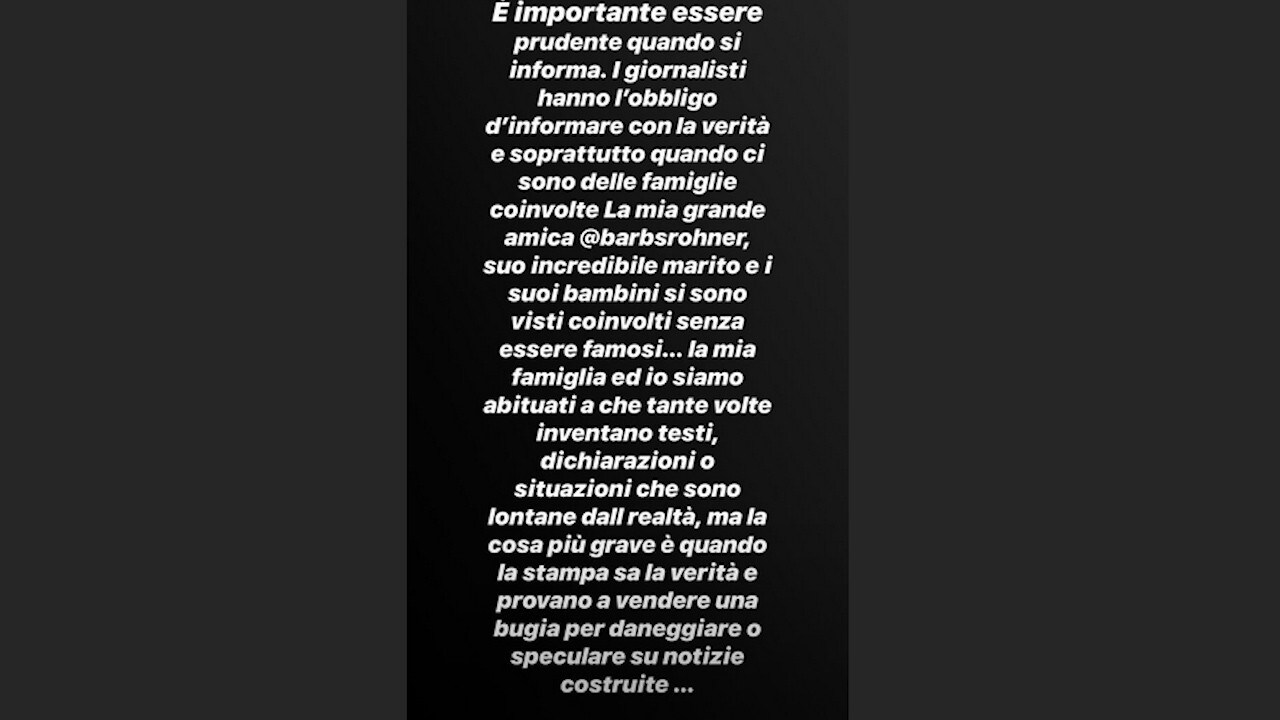 Wanda Nara attacca i giornalisti su un caso di Gossip