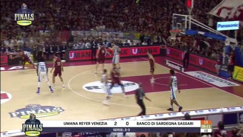 Umana Reyer Venezia - Banco di Sardegna Sassari 87-61