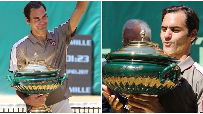 Strepitoso Federer: schiantato Goffin, che trionfo ad Halle!