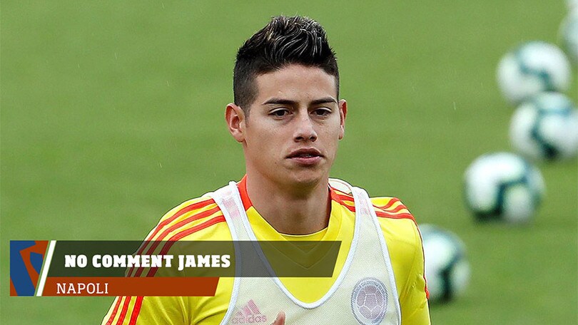 Napoli, James Rodriguez non si sbilancia