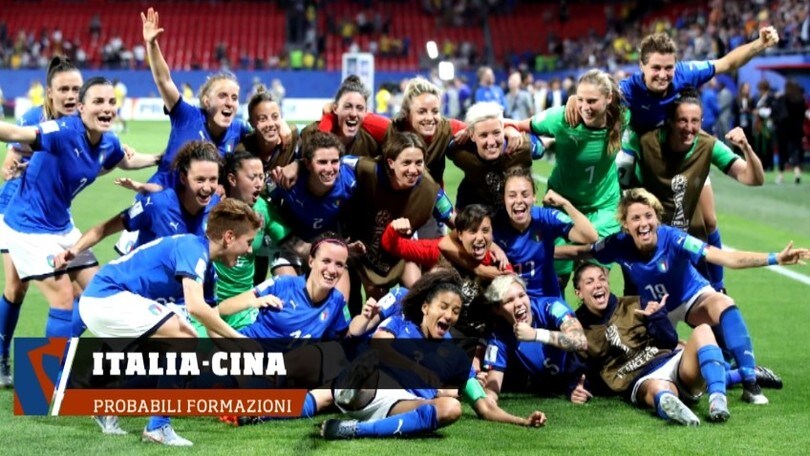 Italia-Cina, le probabili formazioni