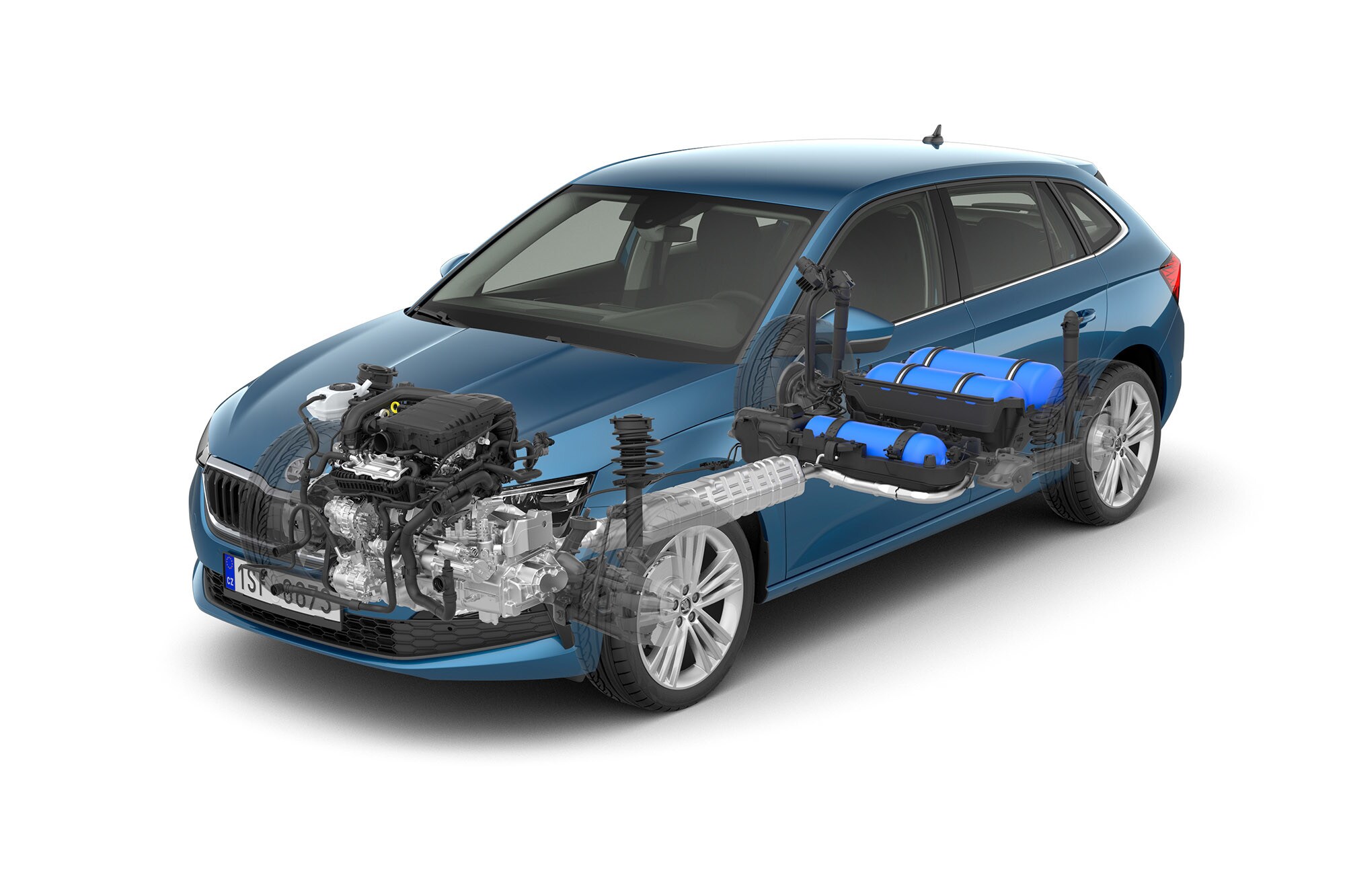 Skoda Scala G-Tec, compatta a metano: le immagini