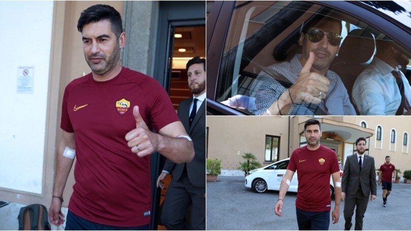 Fonseca a Villa Stuart: visite mediche per l'allenatore della Roma