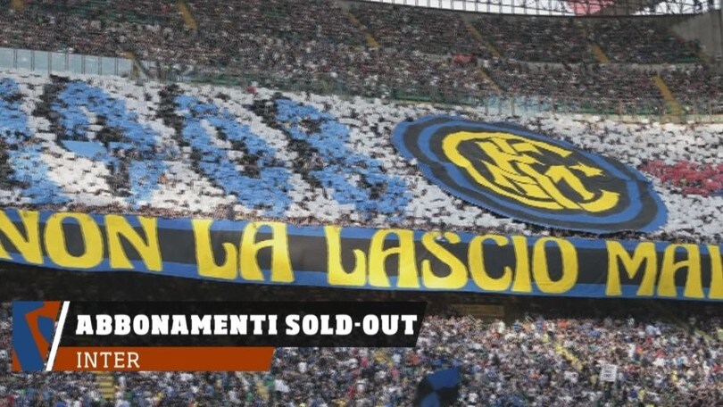 Inter, abbonamenti già sold-out