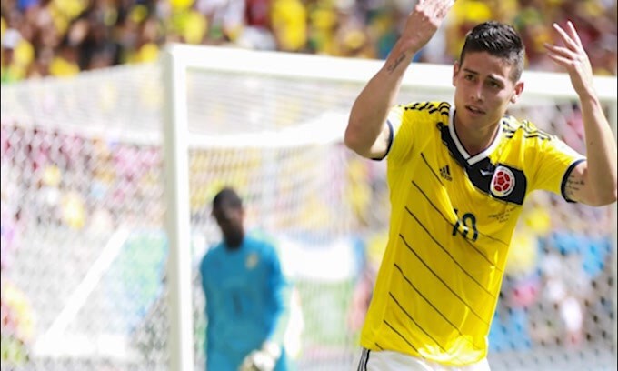 Anche l'Atletico Madrid vuole James Rodriguez
