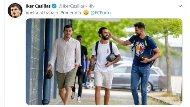 Casillas torna ad allenarsi due mesi dopo l'infarto: "Si ricomincia"