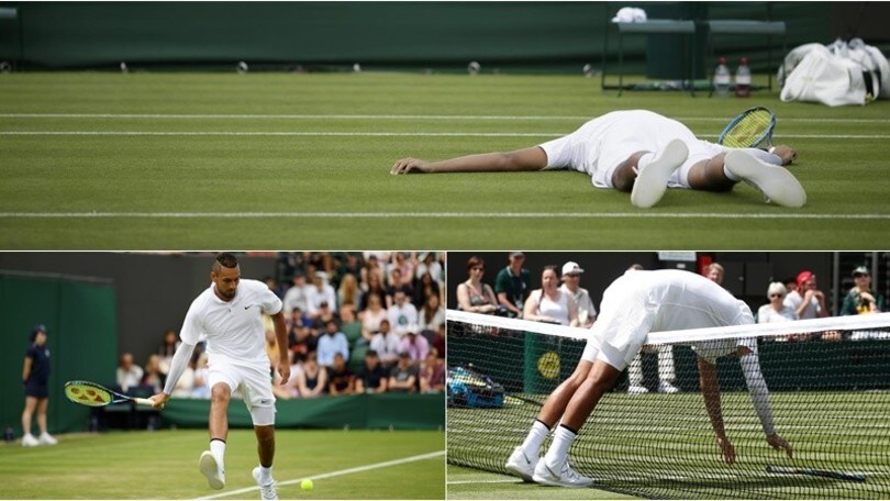 Wimbledon, Kyrgios regala spettacolo contro Thompson