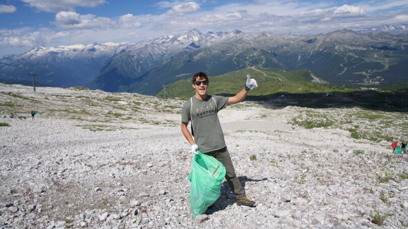 Burton per il Clean Up Day: 4 date di attività eco-sostenibili in montagna