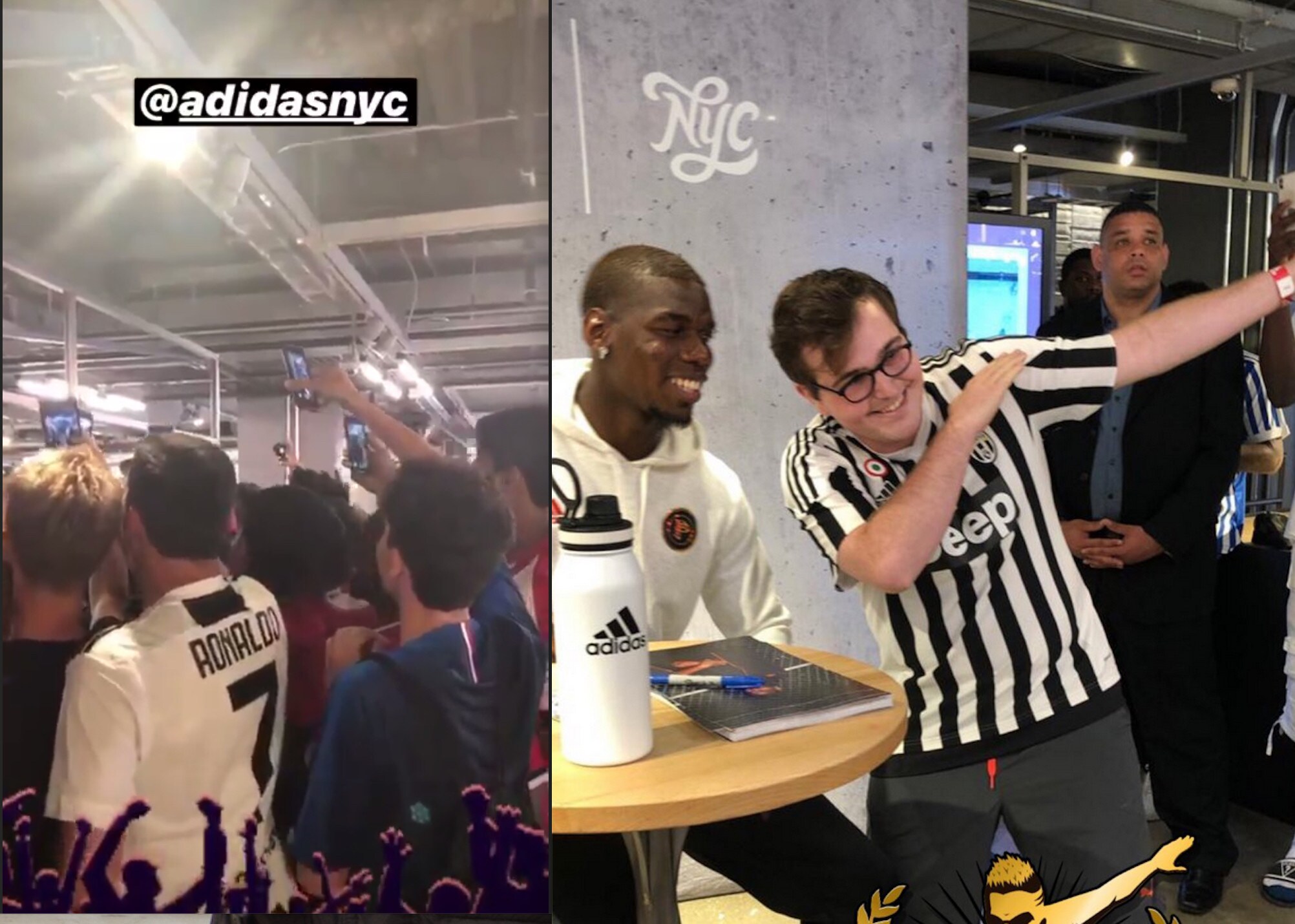 «Pogba, dai, torna alla Juve». E il Polpo sorride a New York