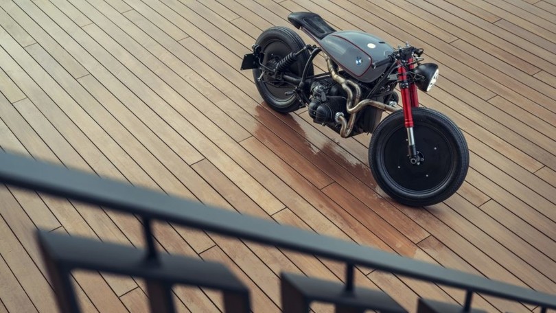Moto Adonis, café racer in stile "orange" - FOTO