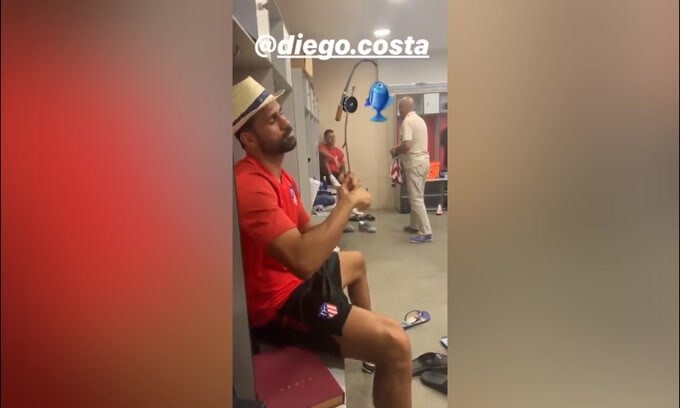 Atletico Madrid, giornata di...pesca per Diego Costa